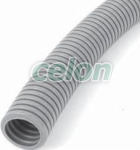 Tub flexibil Pvc spiralat pentru beton FXP 63 mm 750 N 25 m  - Dietzel Univolt, Materiale si Echipamente Electrice, Tuburi rigide, tuburi flexibile pvc si metal, Tuburi flexibile copex pvc, Dietzel Univolt