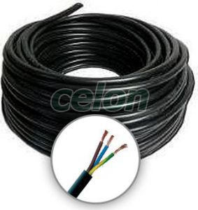 H07RN-F (GT) 3G6 fekete, Kábelek és vezetékek, Gumi szigetelésű és köpenyű kábelek, GT / H07RN-F / A07RN-F, GT / H07RN-F, Cabels