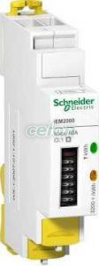 iEM2000 MID-es 1 fázisú fogyasztásmérő 40A kijelzővel A9MEM2000 - Schneider Electric, Moduláris készülékek, Fogyasztásmérők, Sorolható fogyasztásmérők, Schneider Electric