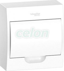 EASY9 Kiselosztó, 8 modul, PE+N sínnel, teli ajtóval, falon kívüli EZ9E108P2S - Schneider Electric, Energiaelosztás és szerelés, Ipari és lakáselosztók, Moduláris lakáselosztók, Schneider Electric