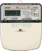 Elster egyfázisu elektronikus fogyasztásmérő A100C 5-65A, Moduláris készülékek, Fogyasztásmérők, Fogyasztásmérők, Elster
