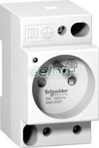 ACTI9 Moduláris dugalj 16A UE 250V 2P+T jelzés A9A15307 - Schneider Electric, Moduláris készülékek, Sorolható dugaszolóaljzat, Schneider Electric