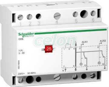 ACTI9 CDS terhelésfigyelő kontaktor, 2 csatornás, 240V egyfázisú A9C15908 - Schneider Electric, Moduláris készülékek, Installációs kontaktorok, Schneider Electric