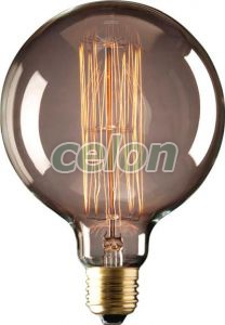 Bec Led Decorativ Glob E27 40W Alb Cald 2200k 230V - Lumen, Surse de Lumina, Lampi LED Vintage Edison, Lumen