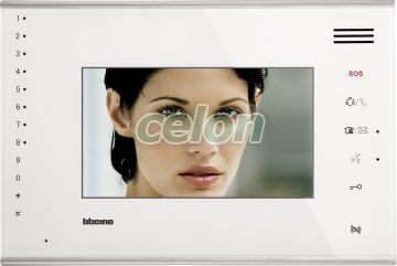 "Color Hands Free 7"" Allarmi" 322050-Bticino, Alte Produse, Bticino, DOOR ENTRY SYSTEM WITH RJ45, Bticino