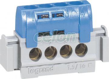 Lexic Elosztókapocs Ip2 4 Nulla Csatlakozás Kék 004840-Legrand, Moduláris készülékek, Tartozékok, Földelősinek, Legrand