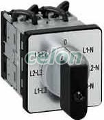 Comutator Voltm. 3F+N 4Poz. 014652-Legrand, Alte Produse, Legrand, Auxiliare și aplicații industriale, Inversoare de sursă Lexic, Legrand
