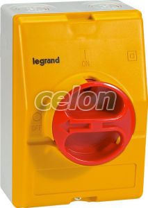 Tokozott Főkapcsoló 3P 20A 022172-Legrand, Egyéb termékek, Legrand, Segédanyagok és ipari alkalmazások, Motorindító főkapcsolók, Legrand