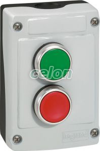 Osmoz Szürke Tokozat Zöld "I" Z + Piros "O" Ny Nomógombokkal 024230-Legrand, Egyéb termékek, Legrand, Segédanyagok és ipari alkalmazások, Osmoz működtető- és jelzőkészülékek, Legrand