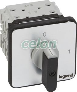 Görgős Kapcsoló 4P 32A Pr26 0-1 027418-Legrand, Automatizálás és vezérlés, Müködtető- és jelzőkészülékek, Kézi kapcsolókészülékek, Legrand