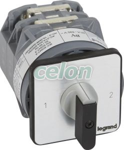 Görgős Kapcsoló 2P 50A Pr40 1-0-2 90° 027496-Legrand, Automatizálás és vezérlés, Müködtető- és jelzőkészülékek, Kézi kapcsolókészülékek, Legrand