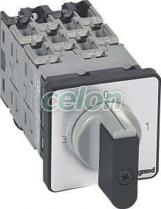 Görgős Kapcsoló 3P 16A Pr12 0-1-2-3 027504-Legrand, Automatizálás és vezérlés, Müködtető- és jelzőkészülékek, Kézi kapcsolókészülékek, Legrand