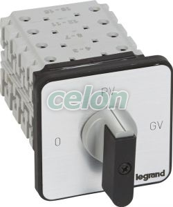Görgős Kapcsoló 3P 11Kw Pr26 0-Pv-Gv 027524-Legrand, Automatizálás és vezérlés, Müködtető- és jelzőkészülékek, Kézi kapcsolókészülékek, Legrand