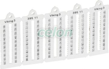 Viking3 Jelölő 101-200 Vízszintes 5Mm Széles 039511-Legrand, Egyéb termékek, Legrand, Segédanyagok és ipari alkalmazások, Viking 3 sorkapcsok, Legrand