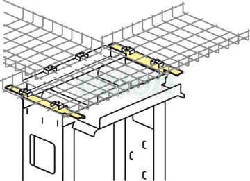 Cable Tray Support For Open Rack 46406 046418-Legrand, Materiale si Echipamente Electrice, Cablare structurata, Cablare structurată - Legrand, Accesorii cabinete LCS2, Legrand