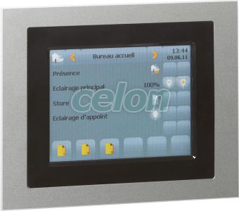 Knx Ecran Tactile 048884-Legrand, Egyéb termékek, Legrand, Épületfelügyeleti megoldások, Céliane My Home rendszer, Legrand