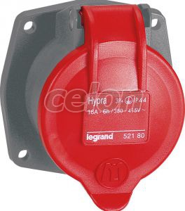 Socle Tableau 3P+T 16A 400V 052180-Legrand, Egyéb termékek, Legrand, Segédanyagok és ipari alkalmazások, Hypra ipari csatlakozórendszer, Legrand