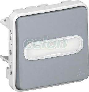 Plexoip55 Buton 10A Gri Ct N/D 069543-Legrand, Alte Produse, Legrand, Aparataje, Aparataje etanșe Plexo IP55, Legrand