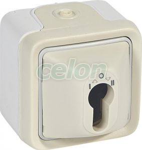 Plexoip55 Intrer.Cheie10A Alb 069757-Legrand, Alte Produse, Legrand, Aparataje, Aparataje etanșe Plexo IP55, Legrand