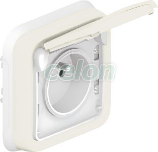 Plexoip55 Priza 2P+T Alb 069870-Legrand, Alte Produse, Legrand, Aparataje, Aparataje etanșe Plexo IP55, Legrand