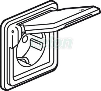 Soliroc 2P+F földelt csatlakozóaljzat 16A - 250V~, IK10, gyermekvédelemmel, csapófedéllel, csavaros bekötéssel, vandálbiztos , 77835, Egyéb termékek, Legrand, Tömegáruk, Legrand