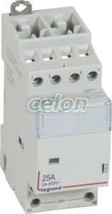 Cx3 Moduláris Kontaktor 25A 24V 4Z 412510-Legrand, Moduláris készülékek, Installációs kontaktorok, Legrand