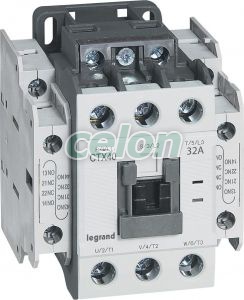 Ctx 3P 32A 2No2Nc 230V Ac 416126-Legrand, Alte Produse, Legrand, Soluții de distribuție electrică, Contactoare și relee termice CTX3, Legrand