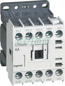 Ctx Mini Ct 3P 6A 1No 24Vdc 417001-Legrand, Egyéb termékek, Legrand, Energiaelosztási megoldások, CTX3 mágneskapcsolók és hőkioldók, Legrand