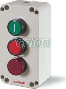 Buton IP65 ISOLATORS 590.PR03A - Scame, Materiale si Echipamente Electrice, Produse AntiEX, Intrerupatoare AntiEX, Scame