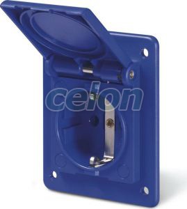 Piza ingropata 16A 2P+E 70x87mm IP54 Scame, Materiale si Echipamente Electrice, Tablouri cofrete, dulapuri, Cutii industriale sistem Scame, Accesorii pentru cutii, Scame