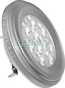 Bec Led Ar111 12W AR111 Alb 4000k 12V - Lumen, Surse de Lumina, Lampi si tuburi cu LED, Becuri LED G53, Lumen