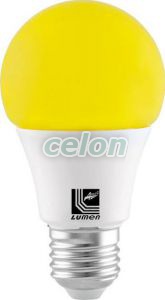 Bec Led Para E27 7W Galben 230V - Lumen, Surse de Lumina, Lampi si tuburi cu LED, Becuri LED forma clasica, Lumen