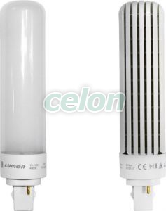 Bec Led SMD G24D 11W PLC Alb 4000k 230V - Lumen, Surse de Lumina, Lampi si tuburi cu LED, Tuburi de iluminat LED PLC, Lumen