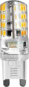 Bec Led 64SMD Dimabil G9 3W Alb Cald 3000k 230V - Lumen, Surse de Lumina, Lampi si tuburi cu LED, Becuri LED GU4, G4, Lumen