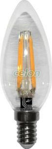 Bec Led COG Lumanare E14 4W Clar Alb Rece 5800k 230V - Lumen, Surse de Lumina, Lampi si tuburi cu LED, Becuri LED forma lumanare, Lumen