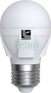 Power Ledes izzó Gömb formájú E27 6W Fehér Hideg fehér 6200k 230V - Lumen, Fényforrások, LED fényforrások és fénycsövek, LED kisgömb izzók, Lumen