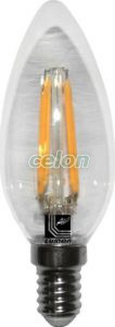 Bec Led COG Lumanare E14 4W Clar Alb Cald 2800k 230V - Lumen, Surse de Lumina, Lampi si tuburi cu LED, Becuri LED forma lumanare, Lumen