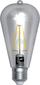 Bec Led COG Dimabil E27 6W Clar Alb Cald 2800k 230V - Lumen, Surse de Lumina, Lampi LED Vintage Edison, Lumen