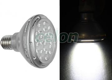 Bec Led Par30 E27 12W PAR30 Alb Rece 6200k 230V - Lumen, Surse de Lumina, Lampi si tuburi cu LED, Becuri LED tip reflector, Lumen
