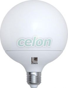 Power Ledes izzó Gömb formájú 120mm E27 18W Hideg fehér 6200k 230V - Lumen, Fényforrások, LED fényforrások és fénycsövek, LED nagygömb izzók, Lumen
