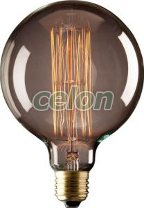 Bec Led Decorativ Glob E27 40W Alb Cald 2200k 230V - Lumen, Surse de Lumina, Lampi LED Vintage Edison, Lumen