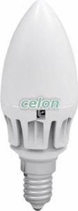 Power Ledes izzó Gyertya formájú Szabályozható E14 7W Fehér Hideg fehér 6200k 230V - Lumen, Fényforrások, LED fényforrások és fénycsövek, LED Gyertya izzók, Lumen