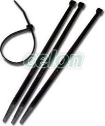 Kábelkötegelő Fekete 8mm x 450mm 01-639  - Adeleq, Energiaelosztás és szerelés, Kötéstechnika és segédanyagok, Kábelkötegelők és szerelvényeik, Hagyományos kábelkötegelők, Adeleq
