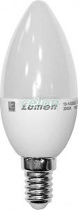 Power Ledes izzó Gyertya formájú E14 5W Fehér Hideg fehér 6200k 230V - Lumen, Fényforrások, LED fényforrások és fénycsövek, LED Gyertya izzók, Lumen