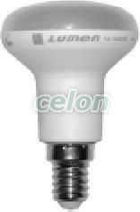 Bec Power Led R50 E14 5W R50 Alb Rece 6200k 230V - Lumen, Surse de Lumina, Lampi si tuburi cu LED, Becuri LED tip reflector, Lumen
