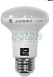 Power Ledes izzó R63 E27 10W R63 Hideg fehér 6200k 230V - Lumen, Fényforrások, LED fényforrások és fénycsövek, LED reflektor izzók, Lumen