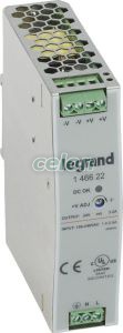 Legrand Tápegység 60Va 115-230/24V= Kapcsolóüzemű Stabilizált 146622-Legrand, Automatizálás és vezérlés, PLC és egyéb vezérlők, Tápegységek és transzformátorok, Legrand