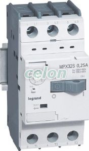 Mpx 32S Mms Mt 0.16-0.25A 417301-Legrand, Automatizari Industriale, Contactoare si Relee de protectie, Disjunctor motor, Legrand