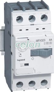 Mpx 32S Mms Mt 2.5-4.0A 417307-Legrand, Automatizari Industriale, Contactoare si Relee de protectie, Disjunctor motor, Legrand
