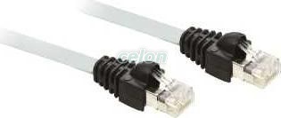 Kábel, crossover Ethernet, Cat 5E, 2 x RJ45, 5m, Automatizálás és vezérlés, PLC és egyéb vezérlők, Ipari Switchek, Schneider Electric